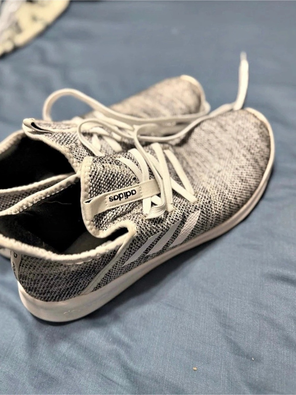 adidas Swift Run 1.0 Gray & White Sneakers